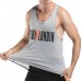 Men's Leisure Quick Drying Breathable Vest Fashion Letter Printed Fitness Training Sport Tops