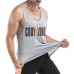 Men's Leisure Quick Drying Breathable Vest Fashion Letter Printed Fitness Training Sport Tops