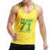 Men's Quick Drying Slim Undershirt Vest Sport Perspire Elastic Underwear