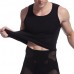 Men's Thread Body Sculpting Tights Vest Sexy High Elastic Waist Tummy Tuck Sport Tank Tops
