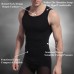 Men's Thread Body Sculpting Tights Vest Sexy High Elastic Waist Tummy Tuck Sport Tank Tops