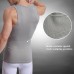 Men's Thread Body Sculpting Tights Vest Sexy High Elastic Waist Tummy Tuck Sport Tank Tops