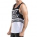 Men's Leisure Printed Breathable Vest Round Neck Quick Drying Fitness Traning Sport Tops