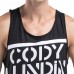 Men's Leisure Printed Breathable Vest Round Neck Quick Drying Fitness Traning Sport Tops