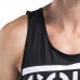 Men's Leisure Printed Breathable Vest Round Neck Quick Drying Fitness Traning Sport Tops