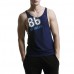 SEOBEAN Mesh Breathable Dgital Printed Vest Leisure Sport Jogging Sport Tank Tops