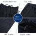 Mens Plush Warmth Leisure Pants Autumn Winter Thick Breathable Sports Pants