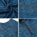 Men's Sportswear Long Sleeve Zipper Neck T-Shirts Stretch Fitness Tight Quick-drying Warm Blazer