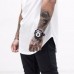 Men Cotton Sleeveless Mesh Breathable Hooded Gym Tops