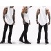 Men Cotton Sleeveless Mesh Breathable Hooded Gym Tops