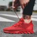 Men Lightweight Breathable Outdoor Athletic Running Shoes Casual Sneakers Slip-on Flat Sport Shoes