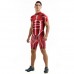 Summer Outdoor Cycling Riding  Set Bikes Trousers Silicone Shirts+Shorts Suit Short Sleeve