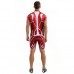 Summer Outdoor Cycling Riding  Set Bikes Trousers Silicone Shirts+Shorts Suit Short Sleeve