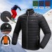 USB Charging Intelligent Heating Cotton Jacket Winter Jacket Keep Warm Coat