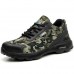 TENGOO Safety Shoes Work Shoes Steel Toe Men's Sports Shoes Breathable Running Shoes
