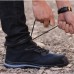 TENGOO Safety Shoes Non-Slip Anti-Smashing Steel Toe Work Shoes Waterproof Hiking Camping Fishing Shoes