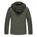 Size M-3XL Men Outdoor Casual Autumn Polyester Zipper Warm Coat Jacket Outwear