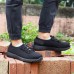 TENGOO Men's Safety Shoes Waterproof Work Shoes Running Hiking Camping Shoes Non-Slip Soft