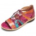Women's Leather Sandals Flat Shoes Summer Shoes Comfortable Flat Shoes Platform