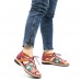 Women's Leather Sandals Flat Shoes Summer Shoes Comfortable Flat Shoes Platform