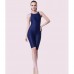 SBART Shark Leather Womens Swimsuits Siamese Angle Professional Sports Swimwear F8005 with Chest Pad