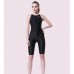 SBART Shark Leather Womens Swimsuits Siamese Angle Professional Sports Swimwear F8005 with Chest Pad