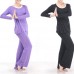 Plus Size Women Yoga Suits Sports Fitness Yoga Clothing Set Modal Bunched Stitching Sportswear