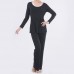 Plus Size Women Yoga Suits Sports Fitness Yoga Clothing Set Modal Bunched Stitching Sportswear