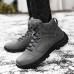 TENGOO Men's Winter Fluff Snow Boots Keep Warm Hiking Outdoor Sport Shoes Sneakers