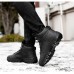 TENGOO Men's Winter Fluff Snow Boots Keep Warm Hiking Outdoor Sport Shoes Sneakers