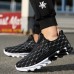 Mens Sport Soft Summer Running Rubber Fashion Breathable Thick Bottom Athletic Shoes