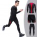 Mens PRO Compression Quick-drying Skinny Fit Training Fitness Three-piece/Two-piece Sport Suit