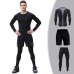 Mens PRO Compression Quick-drying Skinny Fit Training Fitness Three-piece/Two-piece Sport Suit