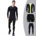Mens PRO Compression Quick-drying Skinny Fit Training Fitness Three-piece/Two-piece Sport Suit