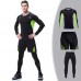 Mens PRO Compression Quick-drying Skinny Fit Training Fitness Three-piece/Two-piece Sport Suit