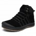 Winter Men's Plus Velvet Cotton Ankle Boots Climbing Hiking Anti-slip Warm Sports Shoes