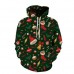 Unisex 3D Hoodies Sweatshirt Digital Christmas Gift Print Pullover Casual Hooded Tracksuit
