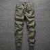 Men's Casual Pants Slim Fashion Drawstring Trousers Travel Hunting Fishing