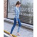 SABOLAY New Style Blue Quick Dry Sunscreen Female Yoga Fitness Snorkeling Diving Surfing Tight Pants