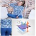 SABOLAY New Style Blue Quick Dry Sunscreen Female Yoga Fitness Snorkeling Diving Surfing Tight Pants