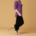 Women Sports Fitness Yoga Set Plus Size Running Clothing Suit Bunched Stitching Sportswear