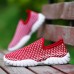 Mens Driving Slip on Loafers Running  Summer Breathable Mesh Casual Shoes