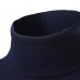 Men's Fall Winter Brief Style Solid Color Stand Collar Slim Fit Casual Knitted Sweater Cycling Sports Shirts
