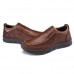 Men's Soft Sneakers Leather Waterproof Outdoor Shoes Casual Work Walking Running Shoes Fishing Shoes