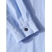 Mens Solid Color High Low Basics Cotton Long Sleeve Henley Shirts