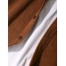 Mens Vintage Chevron Pattern Chest Pocket Corduroy Long Sleeve Shirts