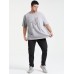 Plus Size Mens 100% Cotton Kite Graphic Short Sleeve T-Shirts
