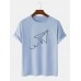 Plus Size Mens 100% Cotton Kite Graphic Short Sleeve T-Shirts