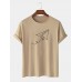 Plus Size Mens 100% Cotton Kite Graphic Short Sleeve T-Shirts