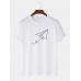 Plus Size Mens 100% Cotton Kite Graphic Short Sleeve T-Shirts